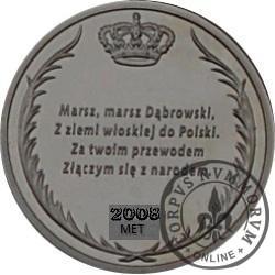 SYMBOLE NARODOWE POLSKI - HISTORIA GODŁA POLSKIEGO / Orzeł Zygmunta III Wazy (CuNi - I emisja)