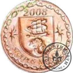 1 denar ustecki 2008 (Cu)