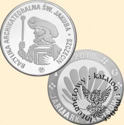 1 G - gulden jakubowy 2010 (mosiądz posrebrzany)