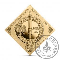 500 złotych - Tysiąclecie koronacji Bolesława Chrobrego