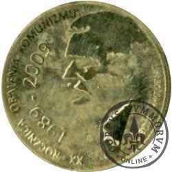 1 denar ustecki 2009 - Lech Wałęsa (M)