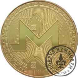 Monero XMR (stal pozłacana)