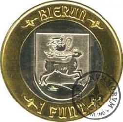 1 funt bieruński - 25. lat Parafii Świętej Barbary (III emisja)