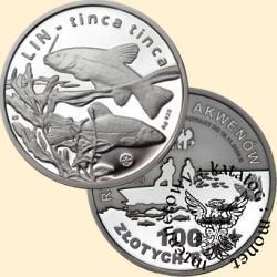 100 złotych rybek (Ag.925) - III emisja / LIN
