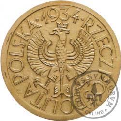 10 złotych - symbole, Ag duża, bok gładki