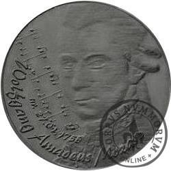 WODNIK - Wolfgang Amadeus Mozart (srebro Ag.925 oksydowane)