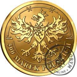 500 marek polskich - Środek płatniczy Rzeczypospolitej Polskiej 1919-1939 (golden nordic)
