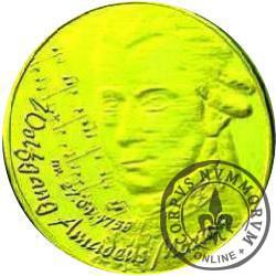 WODNIK - Wolfgang Amadeus Mozart (mosiądz pozłacany)