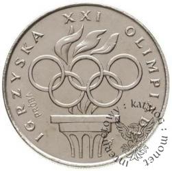 200 złotych - znicz i koła olimpijskie