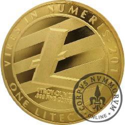 Litecoin LTC (miedź pozłacana)