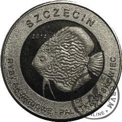 10 złotych rybek - Pomorze Zachodnie / Szczecin ~ Paletka dyskowiec (III emisja - alpaka)
