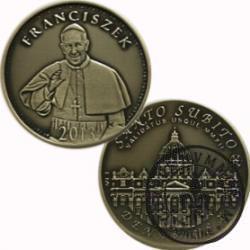 10 denarów - DENARIUS X (alpaka oksydowana) / Bazylika Św. Piotra w Rzymie / Santo Subito – Franciszek