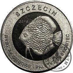 10 złotych rybek - Pomorze Zachodnie / Szczecin ~ Paletka dyskowiec (III emisja - aluminium)