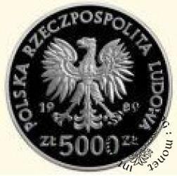 5000 złotych - Władysław II Jagiełło - popiersie