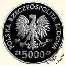5000 złotych - Władysław II Jagieło - półpostać