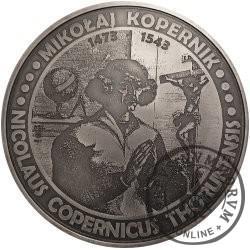 2000 koperników / Mikołaj Kopernik (mosiądz srebrzony oksydowany)