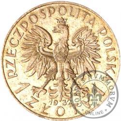 1 złoty - Polonia (głowa kobiety) Ag
