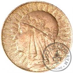 1 złoty - Polonia (głowa kobiety) Ag