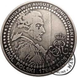 1 cuprum / Mennica Warszawska 1766 - miedź (Cu.99,9) srebrzona oksydowana