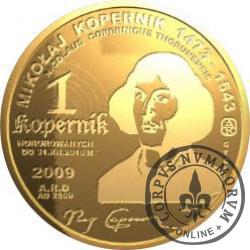 1 kopernik / Mikołaj Kopernik (mosiądz)