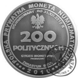 200 politycznych / Zwiastun serii (Polskie partie polityczne - mosiądz srebrzony oksydowany)