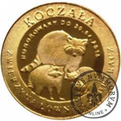 15 koczalaków (Koczała) XIII emisja / Typ 2 - SZOP PRACZ (mosiądz platerowany 24ct. złotem)