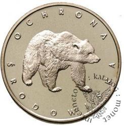 100 złotych - niedźwiedź