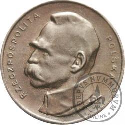 100 (bez nazwy) - Józef Piłsudski - cyna