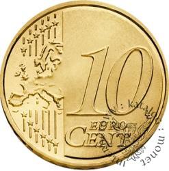 10 euro centów