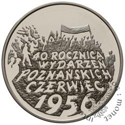 10 złotych - 40. rocznica wydarzeń poznańskich