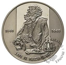 10 złotych -  Jan II Kazimierz - półpostać