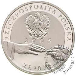 10 złotych - Jan Paweł II 1920-2005 - platerowane złotem
