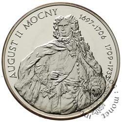 10 złotych - August II Mocny - półpostać