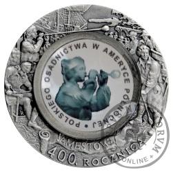 10 złotych - 400. rocznica polskiego osadnictwa w Ameryce Północnej 