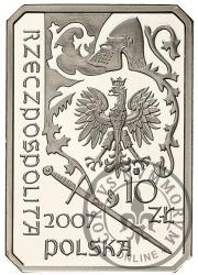 10 złotych - rycerz ciężkozbrojny XV w.