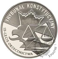 10 złotych - Trybunał Konstytucyjny 15-lecie orzecznictwa