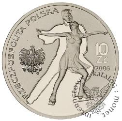10 złotych -  Turyn 2006 - łyżwiarka