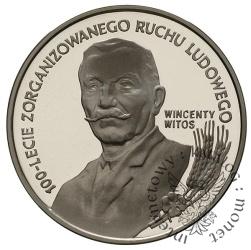 10 złotych - 100-lecie zorganizowanego ruchu ludowego Wincenty Witos