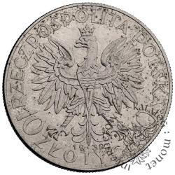 10 Złotych (Głowa Kobiety)(1932-1933) PRÓBA