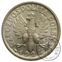 1 złoty - kobieta i kłosy