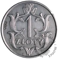 1 złoty (duża cyfra)(1929) PRÓBA