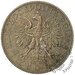 1 złoty (głowa kobiety)(1932) PRÓBA