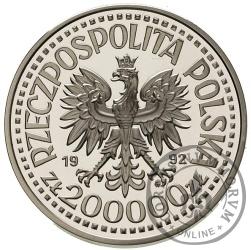 200 000 złotych - Władysław III Warneńczyk - półpostać