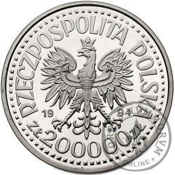 200 000 złotych - Zygmunt I Stary - półpostać