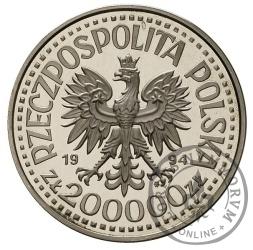 200 000 złotych - Zygmunt I Stary - popiersie