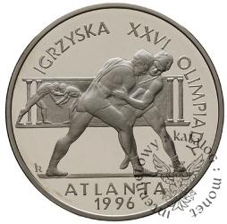 20 złotych - Igrzyska XXVI Olimpiady Atlanta 1996 - zapaśnicy