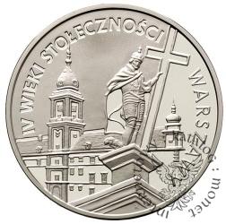 20 złotych - IV wieki stołeczności Warszawy