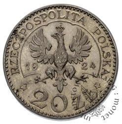 20 Złotych (Monogram)(1924) PRÓBA