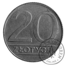 20 złotych - mosiądz