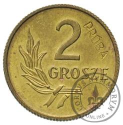 2 grosze - mosiądz